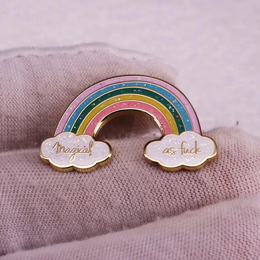 Magical AF Rainbow Pin