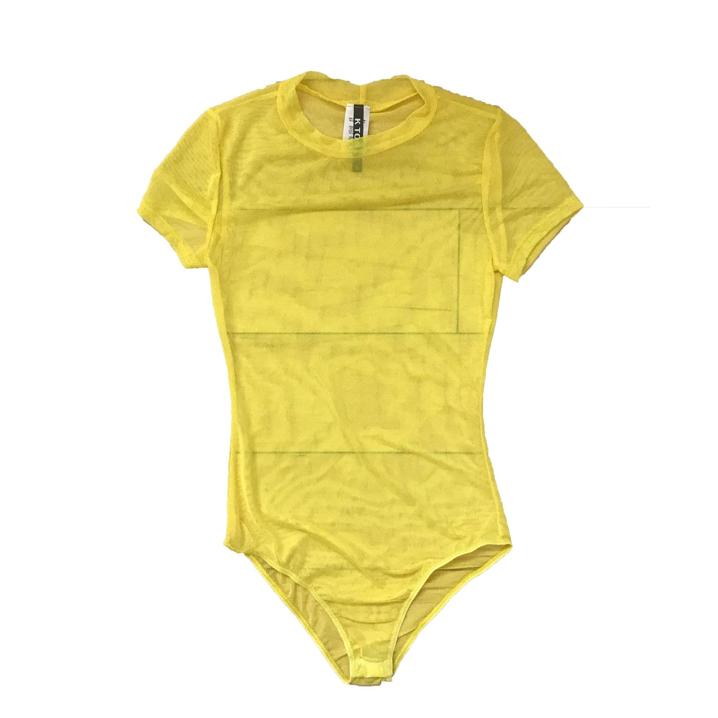 See-Thru Mock Neck Bodysuit