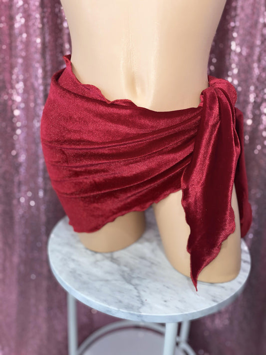 Crushed Velvet Sarong-BodyZone-Exotic Angels Boutique